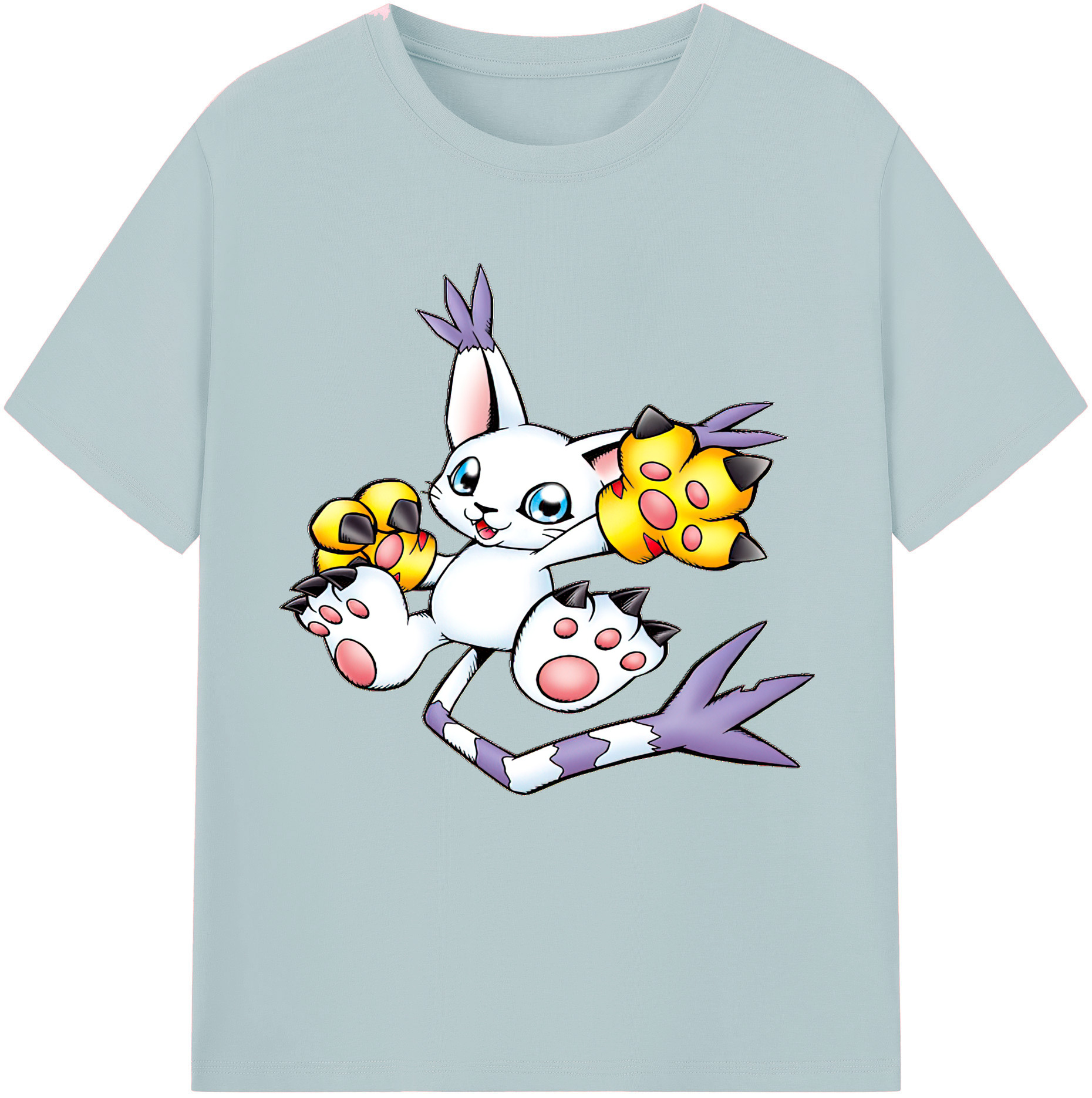 （画像用） Digimon デジタルモンスター/デジモン 綿100％半袖Tシャツ（フロントプリント）